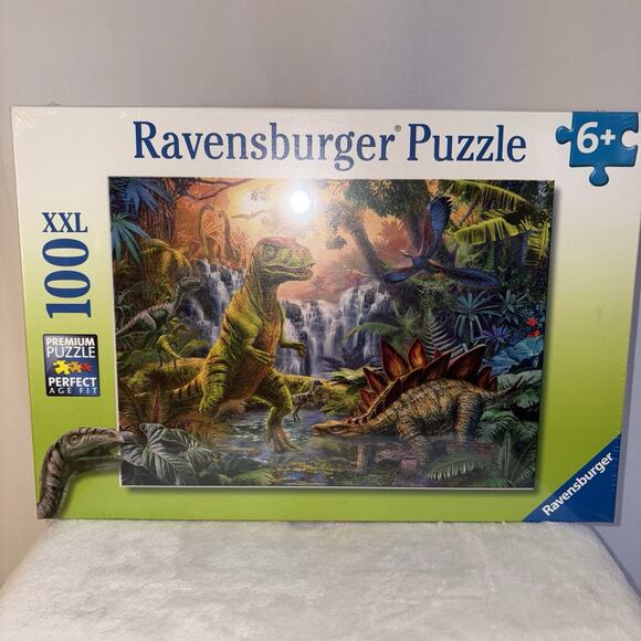 Ravensburger Dinosaur Oasis Puzzle Game 100-Pieces - Picture 2 of 5